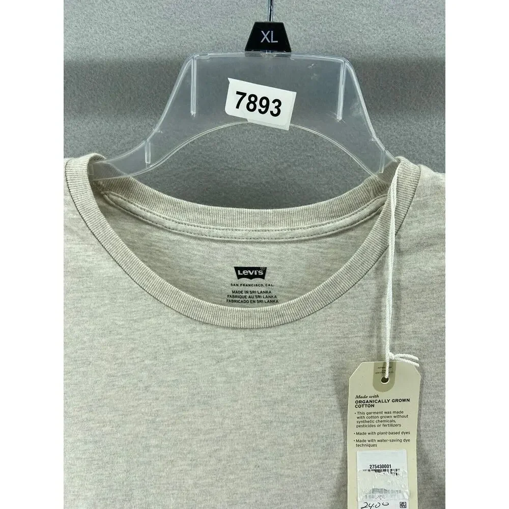 NWT LEVI'S T-shirt Mens XL Levi Strauss Logo Cotton Well‎ Thread Collection